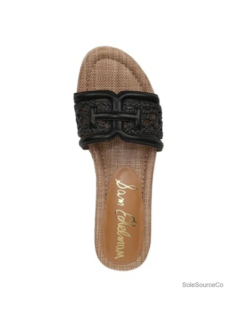 Espadrille Platform Sandal Square Toe Slip-On Wedge Heel